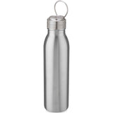 Borraccia sportiva Harper da 700 ml in acciaio inossidabile con anello in metallo personalizzato con logo - Pubblienne