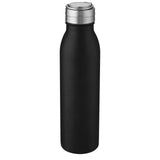 Borraccia sportiva Harper da 700 ml in acciaio inossidabile con anello in metallo personalizzato con logo - Pubblienne