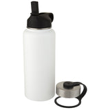 Borraccia sportiva Supra da 1l con isolamento sottovuoto in rame con 2 coperchi personalizzato con logo - Pubblienne