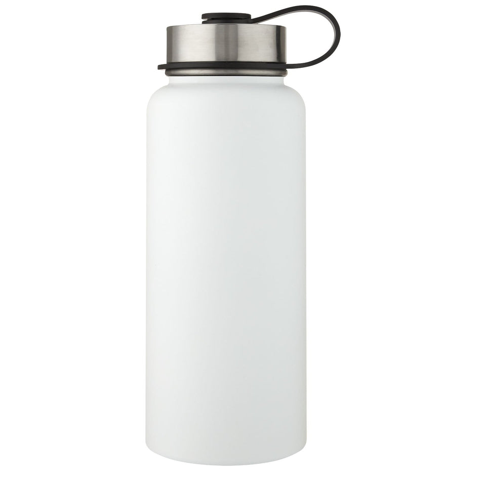 Borraccia sportiva Supra da 1l con isolamento sottovuoto in rame con 2 coperchi personalizzato con logo - Pubblienne