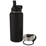 Borraccia sportiva Supra da 1l con isolamento sottovuoto in rame con 2 coperchi personalizzato con logo - Pubblienne