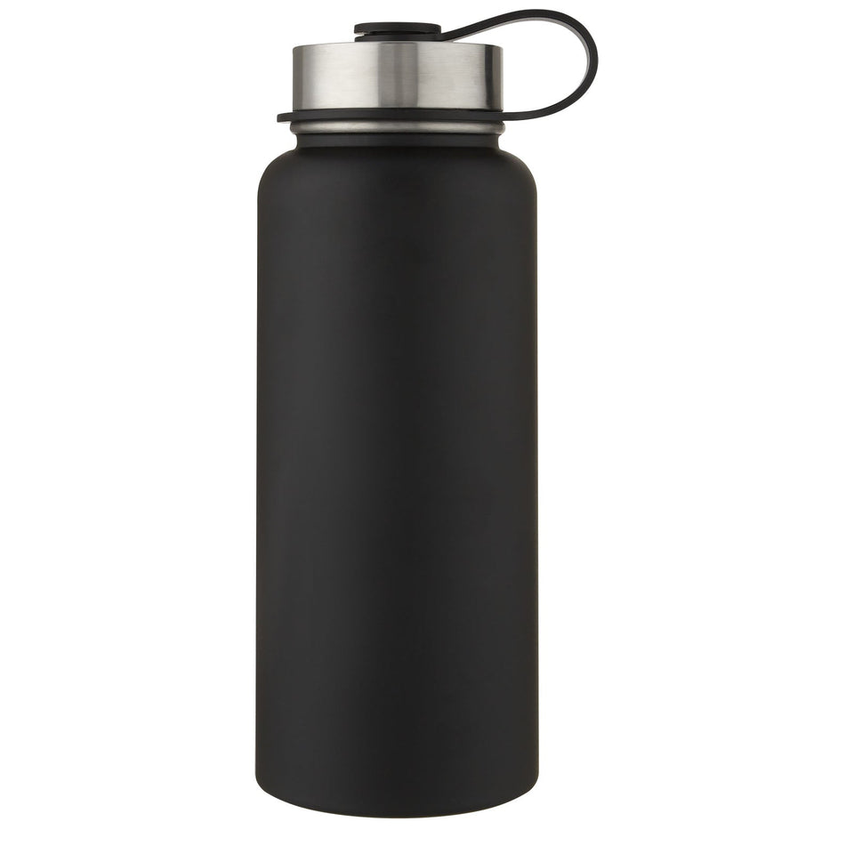 Borraccia sportiva Supra da 1l con isolamento sottovuoto in rame con 2 coperchi personalizzato con logo - Pubblienne