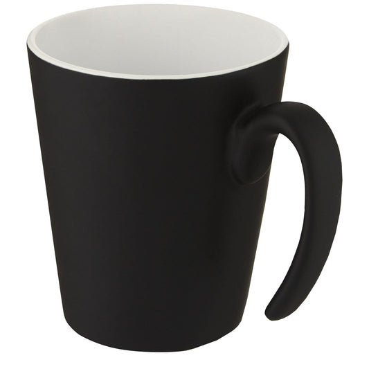 Tazza in ceramica Oli da 360 ml con manico personalizzato con logo - Pubblienne