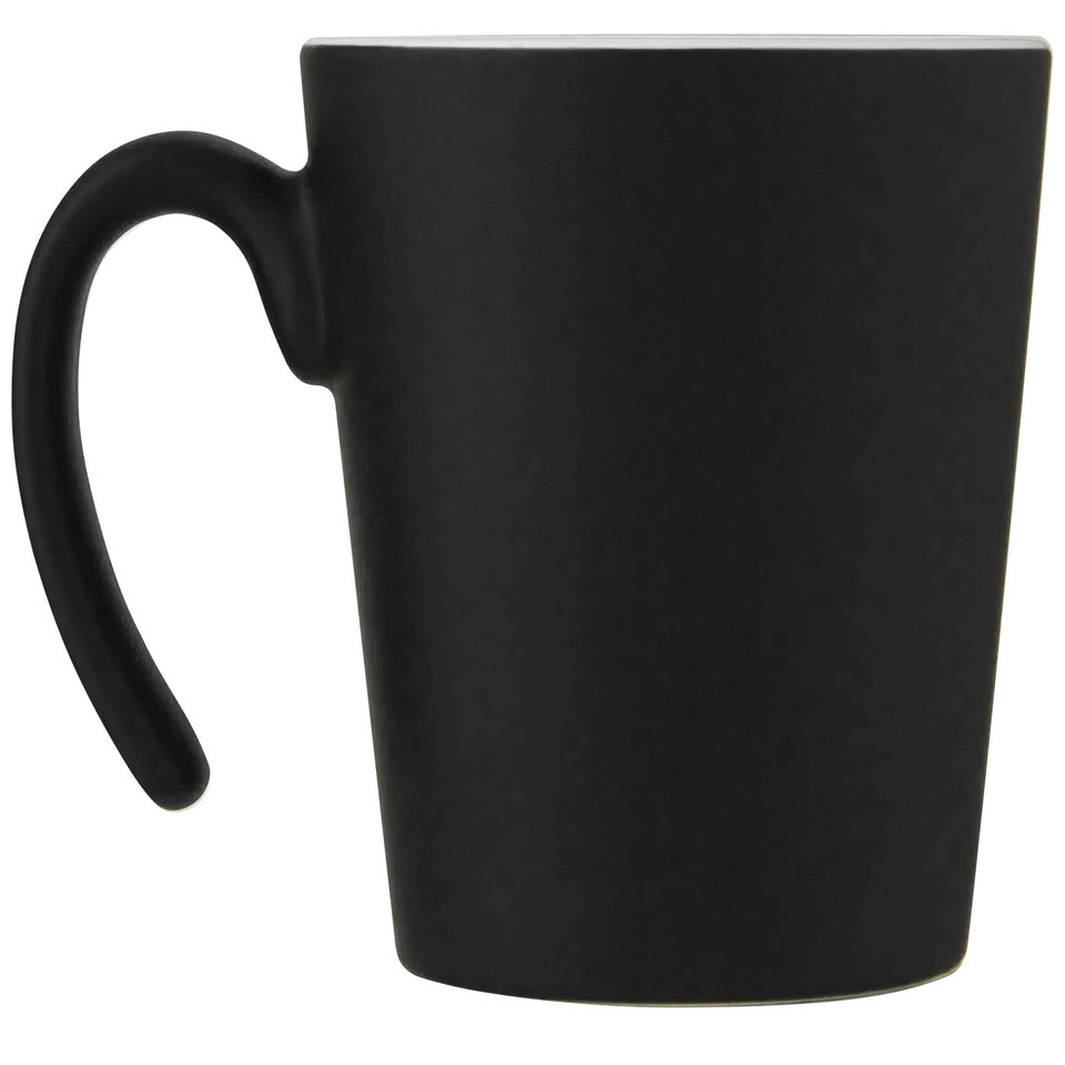 Tazza in ceramica Oli da 360 ml con manico personalizzato con logo - Pubblienne