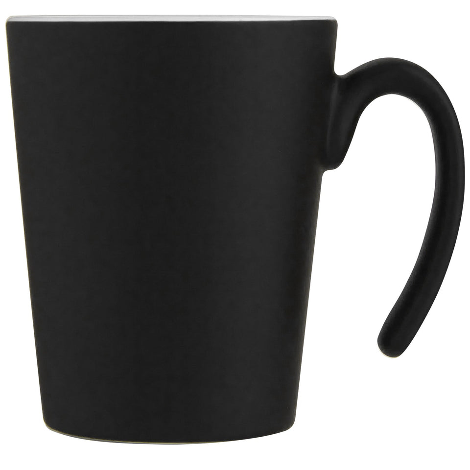 Tazza in ceramica Oli da 360 ml con manico personalizzato con logo - Pubblienne