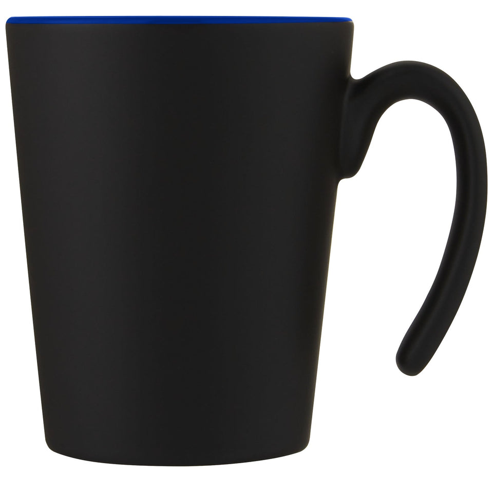 Tazza in ceramica Oli da 360 ml con manico personalizzato con logo - Pubblienne