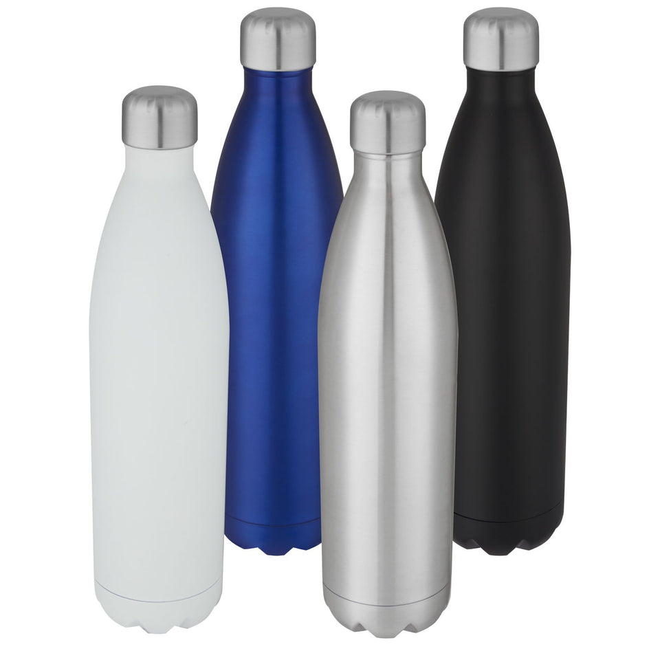 Borraccia termica in acciaio inossidabile con isolamento sottovuoto da 1 L Cove personalizzato con logo - Pubblienne