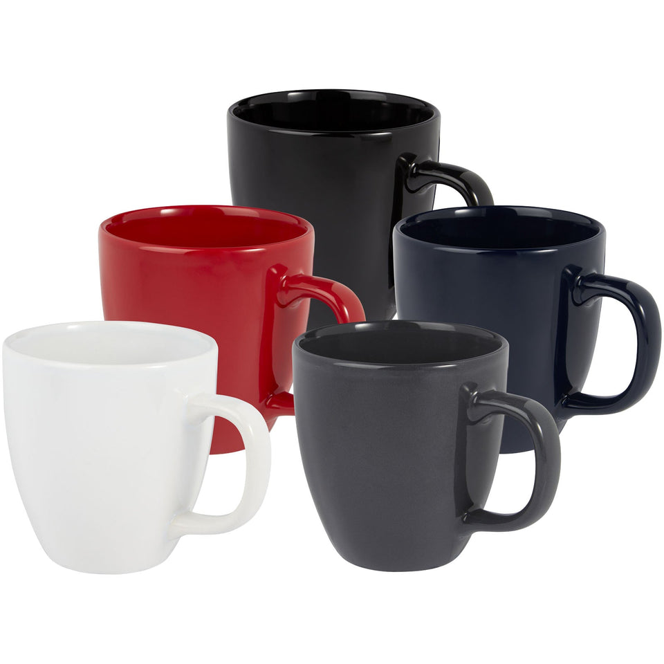 Tazza in ceramica Moni da 430 ml personalizzato con logo - Pubblienne