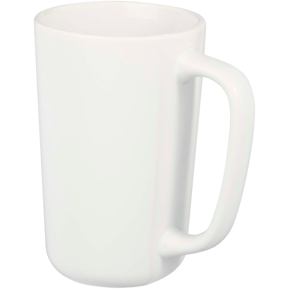 Tazza in ceramica Perk da 480 ml personalizzato con logo - Pubblienne
