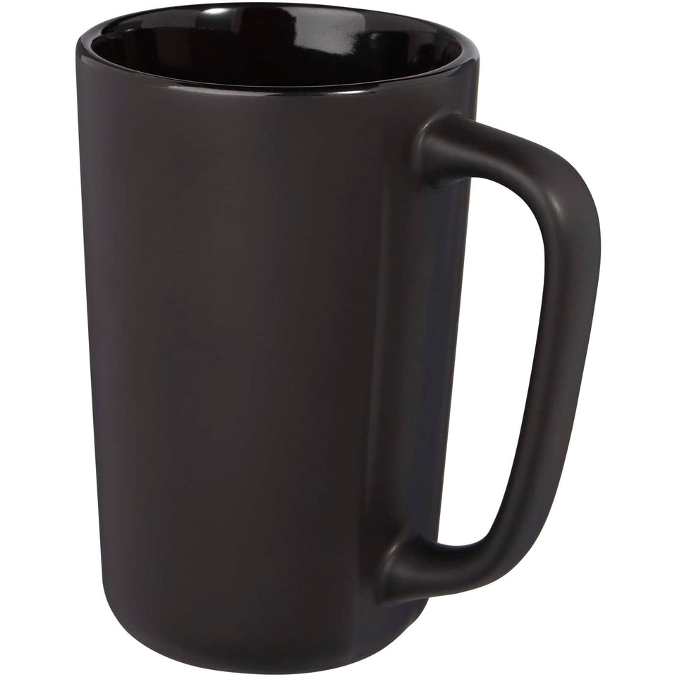 Tazza in ceramica Perk da 480 ml personalizzato con logo - Pubblienne