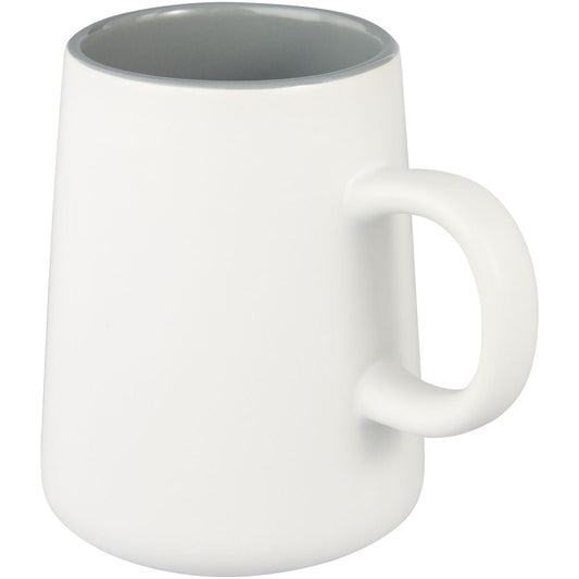 Tazza in ceramica Joe da 450 ml personalizzato con logo - Pubblienne