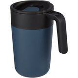 Tazza da 400 ml a doppia parete in materiale riciclato Nordia personalizzato con logo - Pubblienne