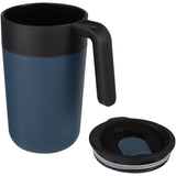 Tazza da 400 ml a doppia parete in materiale riciclato Nordia personalizzato con logo - Pubblienne