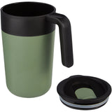 Tazza da 400 ml a doppia parete in materiale riciclato Nordia personalizzato con logo - Pubblienne