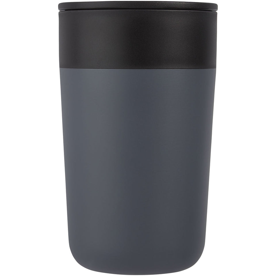 Tazza da 400 ml a doppia parete in materiale riciclato Nordia personalizzato con logo - Pubblienne