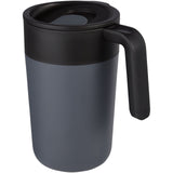 Tazza da 400 ml a doppia parete in materiale riciclato Nordia personalizzato con logo - Pubblienne