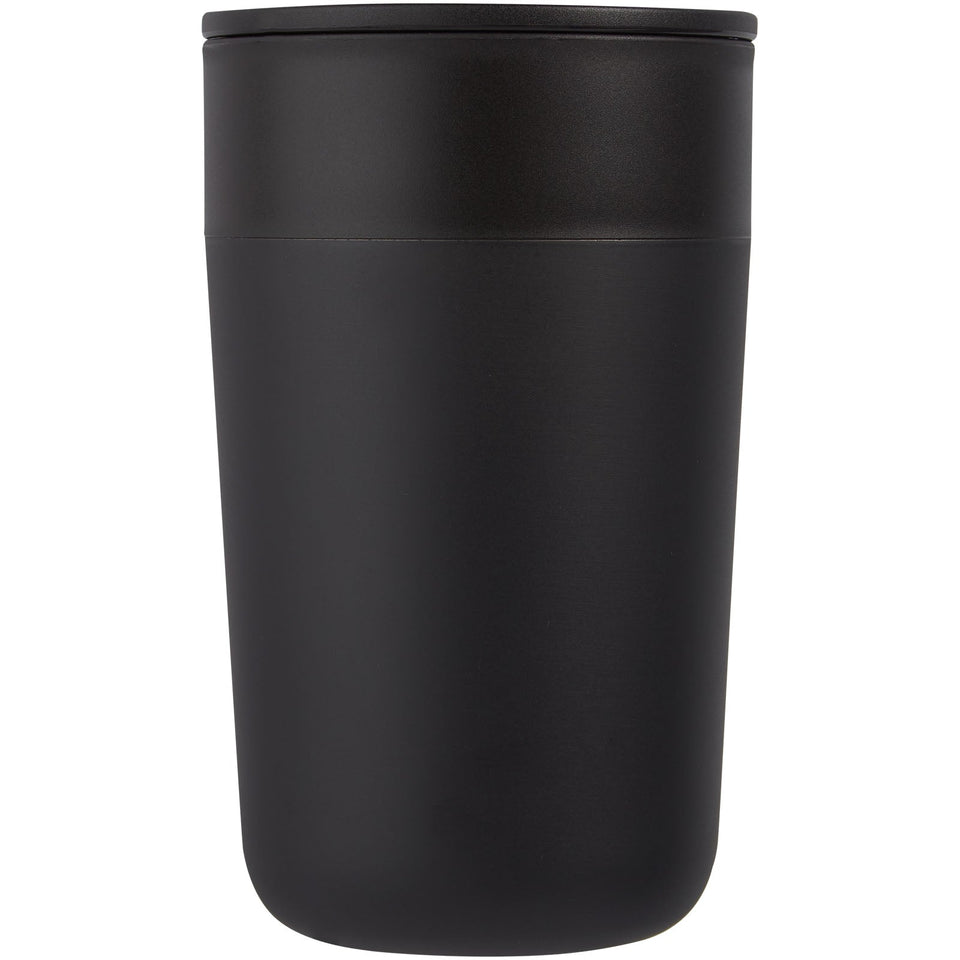 Tazza da 400 ml a doppia parete in materiale riciclato Nordia personalizzato con logo - Pubblienne