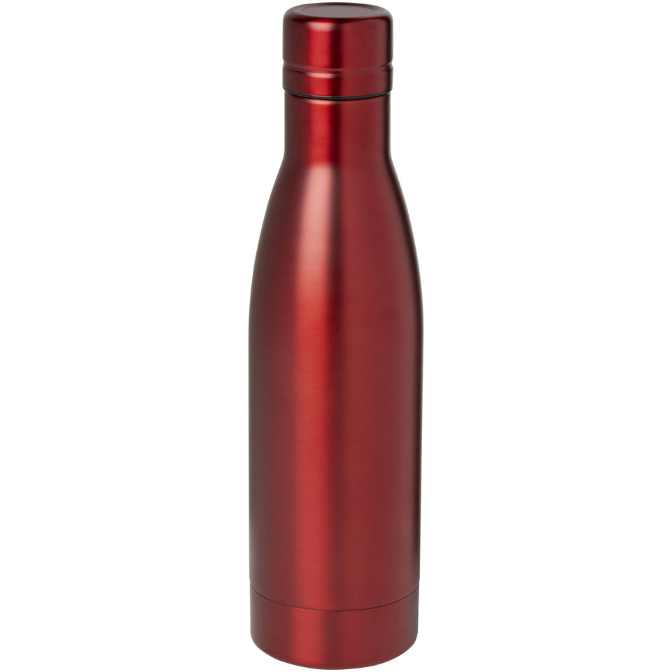 Borraccia termica con isolamento sottovuoto in rame e acciaio inossidabile riciclato certificato RCS da 500 ml Vasa personalizzato con logo - Pubblienne