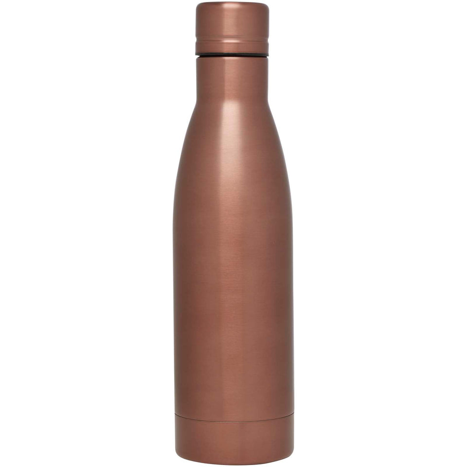 Borraccia termica con isolamento sottovuoto in rame e acciaio inossidabile riciclato certificato RCS da 500 ml Vasa personalizzato con logo - Pubblienne