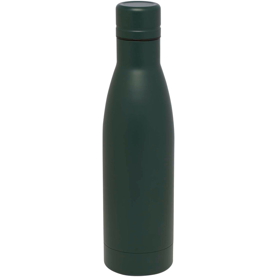 Borraccia termica con isolamento sottovuoto in rame e acciaio inossidabile riciclato certificato RCS da 500 ml Vasa personalizzato con logo - Pubblienne