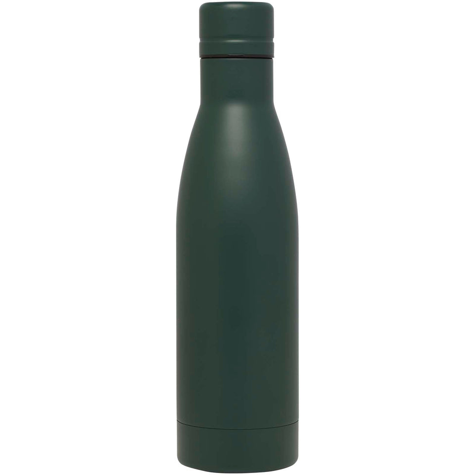 Borraccia termica con isolamento sottovuoto in rame e acciaio inossidabile riciclato certificato RCS da 500 ml Vasa personalizzato con logo - Pubblienne
