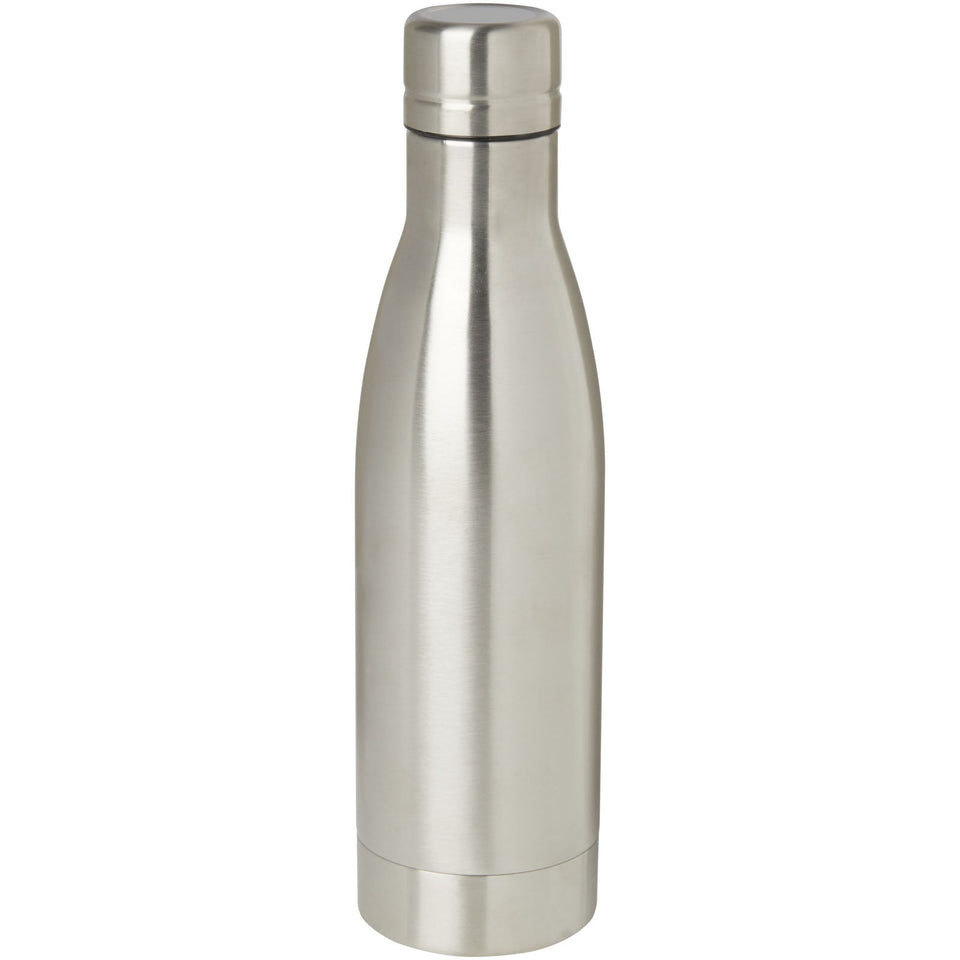 Borraccia termica con isolamento sottovuoto in rame e acciaio inossidabile riciclato certificato RCS da 500 ml Vasa personalizzato con logo - Pubblienne