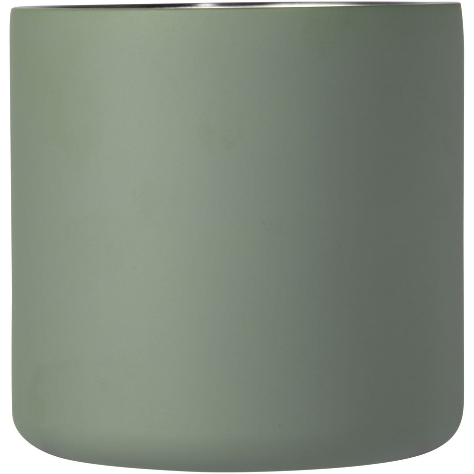 Tazza in acciaio inossidabile riciclato certificato RCS da 360 ml con isolamento sottovuoto in rame Bjorn personalizzato con logo - Pubblienne
