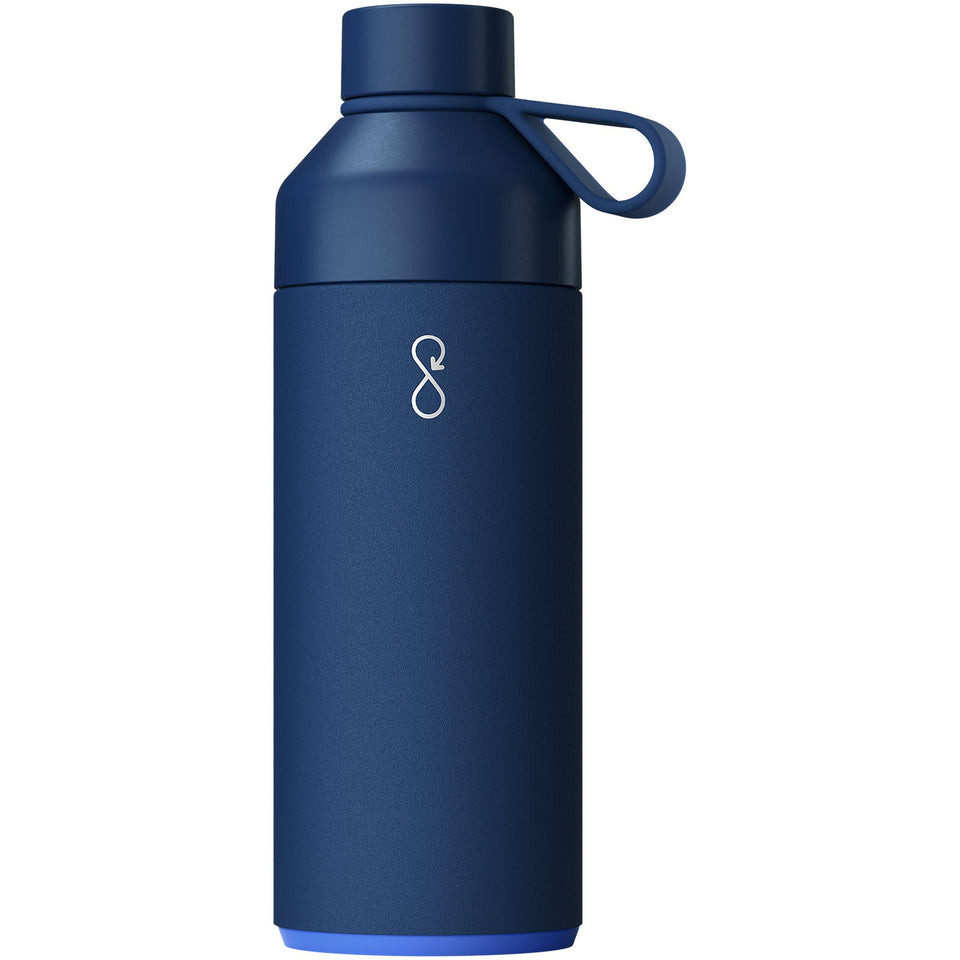 Borraccia da 1000 ml con isolamento sottovuoto Big Ocean Bottle personalizzato con logo - Pubblienne