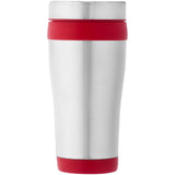 Bicchiere termico in acciaio inossidabile riciclato certificato RCS da 410 ml Elwood personalizzato con logo - Pubblienne