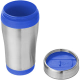 Bicchiere termico in acciaio inossidabile riciclato certificato RCS da 410 ml Elwood personalizzato con logo - Pubblienne