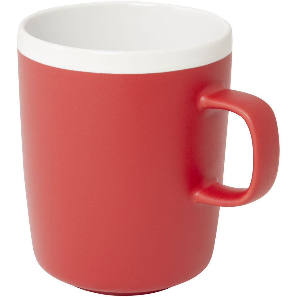Tazza in ceramica da 310 ml Lilio personalizzato con logo - Pubblienne