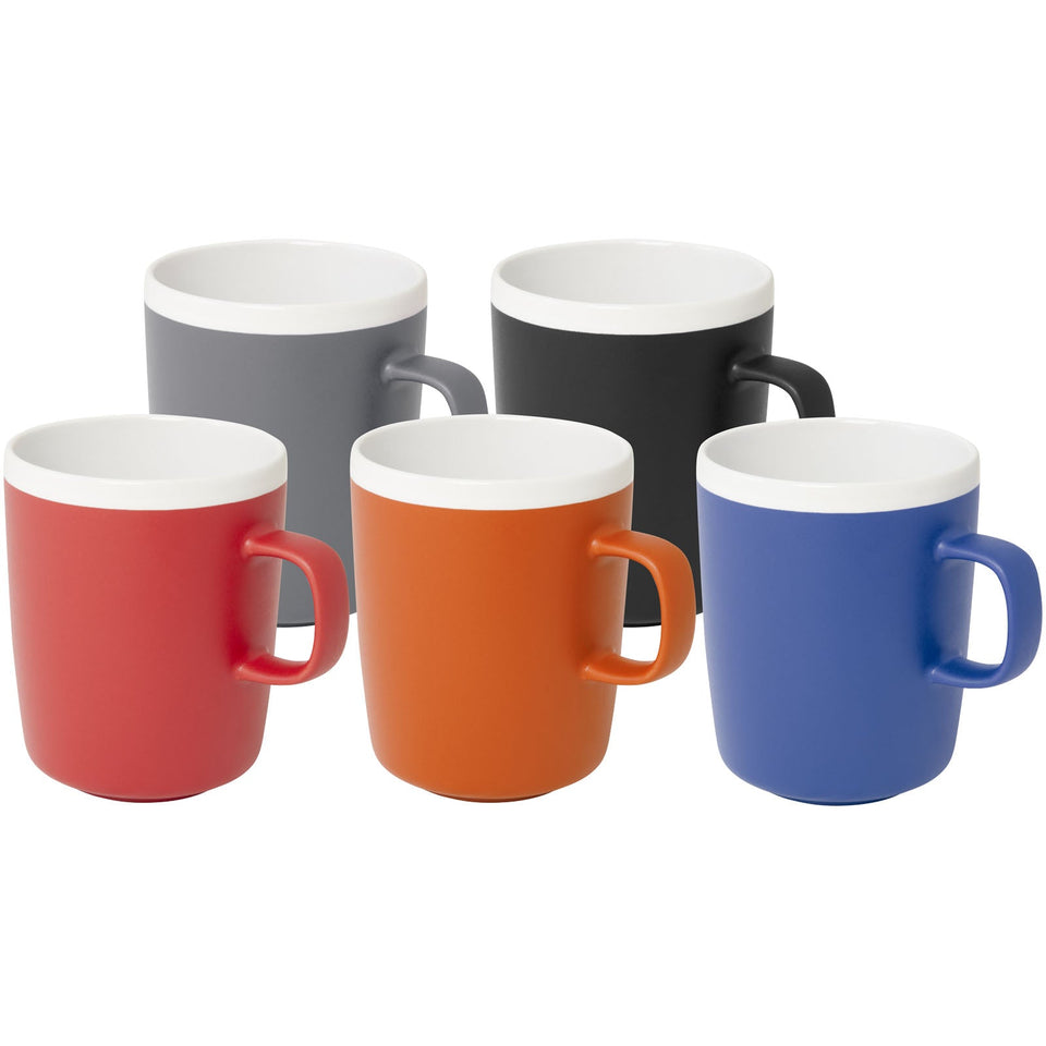 Tazza in ceramica da 310 ml Lilio personalizzato con logo - Pubblienne
