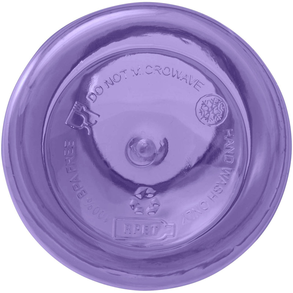 Borraccia in plastica riciclata certificata RCS da 400 ml con moschettone Oregon personalizzato con logo - Pubblienne