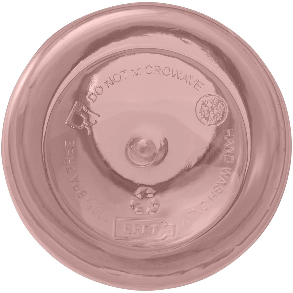 Borraccia in plastica riciclata certificata RCS da 400 ml con moschettone Oregon personalizzato con logo - Pubblienne