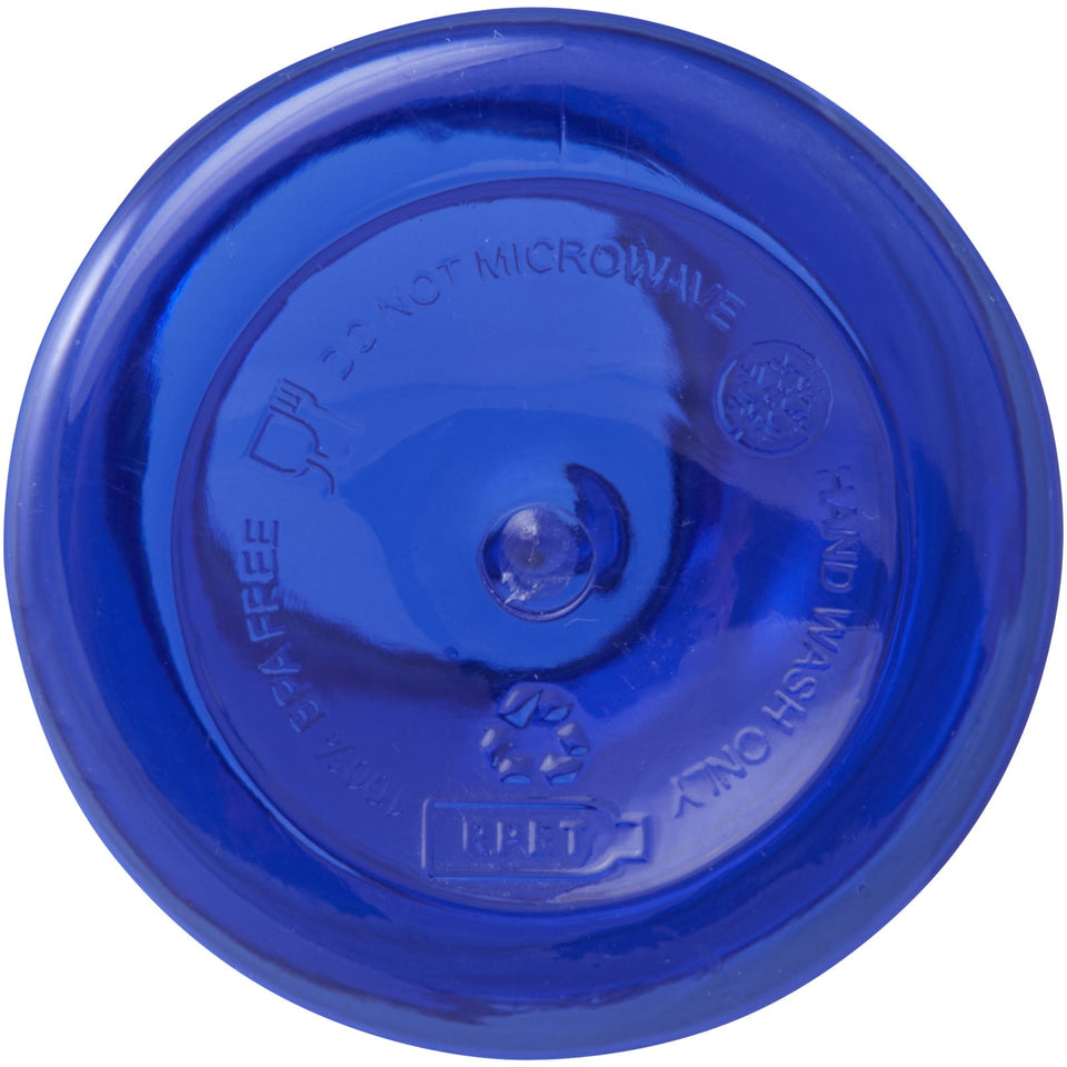 Borraccia in plastica riciclata certificata RCS da 400 ml con moschettone Oregon personalizzato con logo - Pubblienne