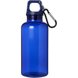Borraccia in plastica riciclata certificata RCS da 400 ml con moschettone Oregon personalizzato con logo - Pubblienne