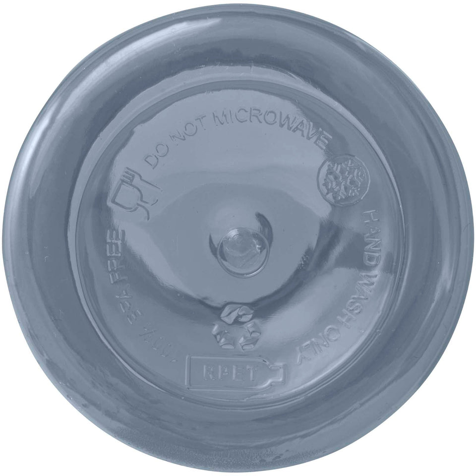 Borraccia in plastica riciclata certificata RCS da 400 ml con moschettone Oregon personalizzato con logo - Pubblienne