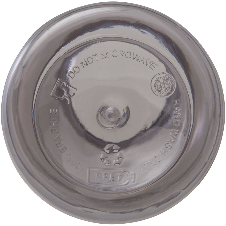Borraccia in plastica riciclata certificata RCS da 400 ml con moschettone Oregon personalizzato con logo - Pubblienne