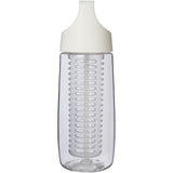 Borraccia sportiva in plastica riciclata da 700 ml con coperchio a scatto e infusore HydroFruit personalizzato con logo - Pubblienne