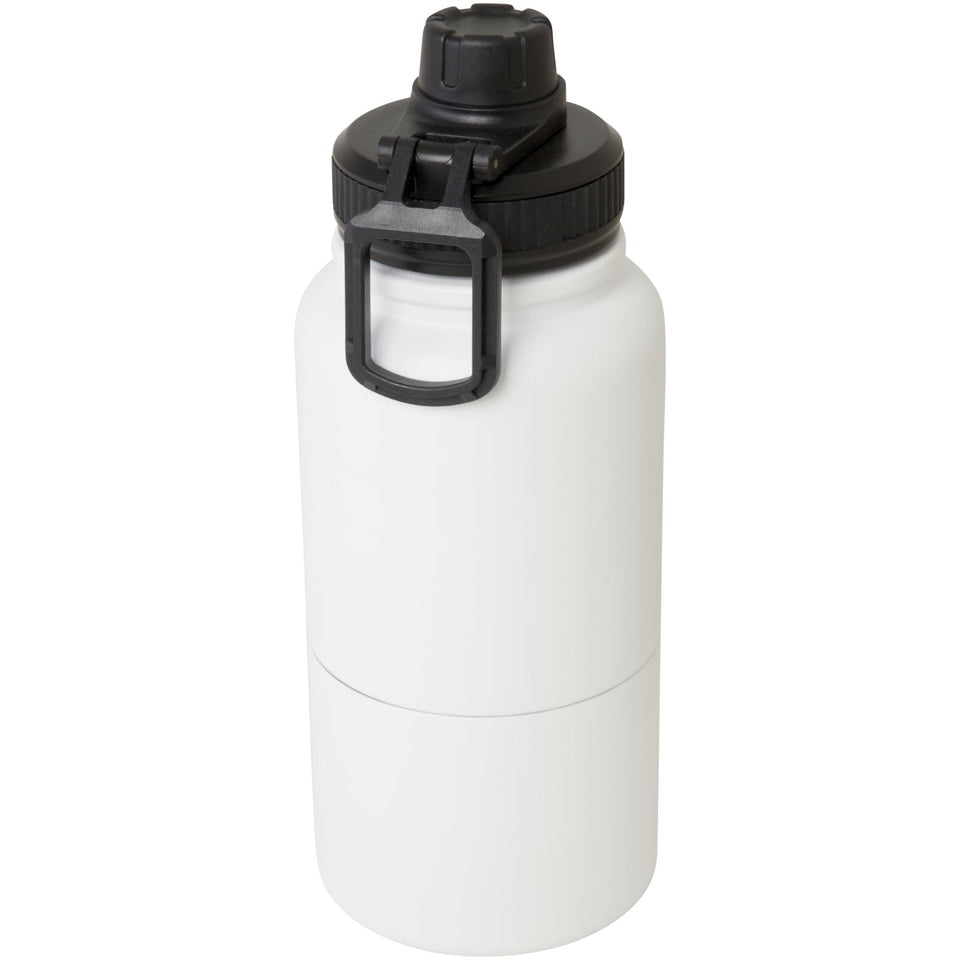 Borraccia termica in acciaio inossidabile certificato RCS da 840 ml Dupeca personalizzato con logo - Pubblienne