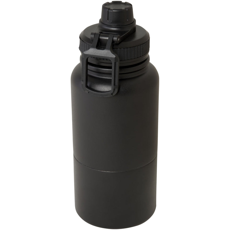 Borraccia termica in acciaio inossidabile certificato RCS da 840 ml Dupeca personalizzato con logo - Pubblienne