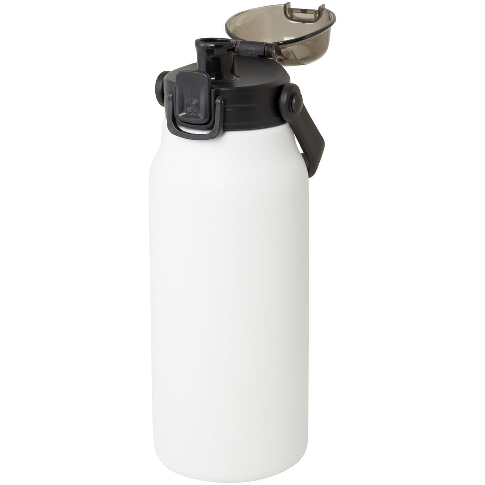 Borraccia termica in acciaio inossidabile riciclato certificato RCS con isolamento sottovuoto in rame da 1600 ml Giganto personalizzato con logo - Pubblienne