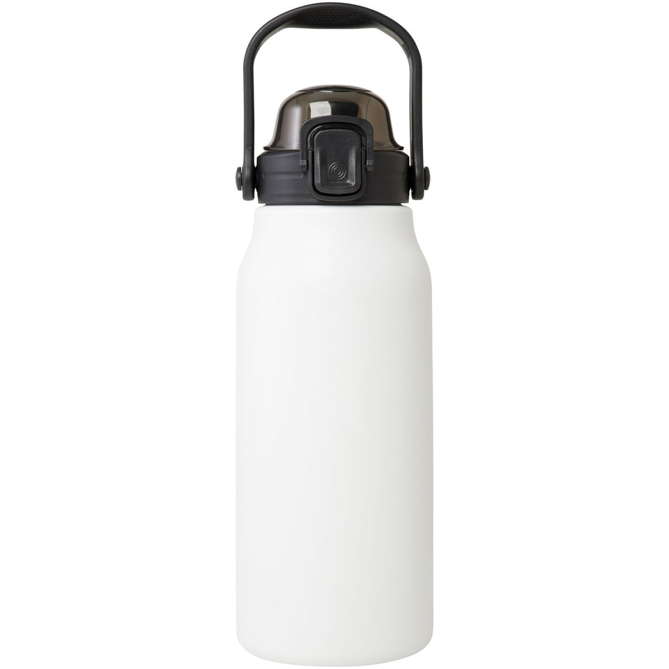 Borraccia termica in acciaio inossidabile riciclato certificato RCS con isolamento sottovuoto in rame da 1600 ml Giganto personalizzato con logo - Pubblienne