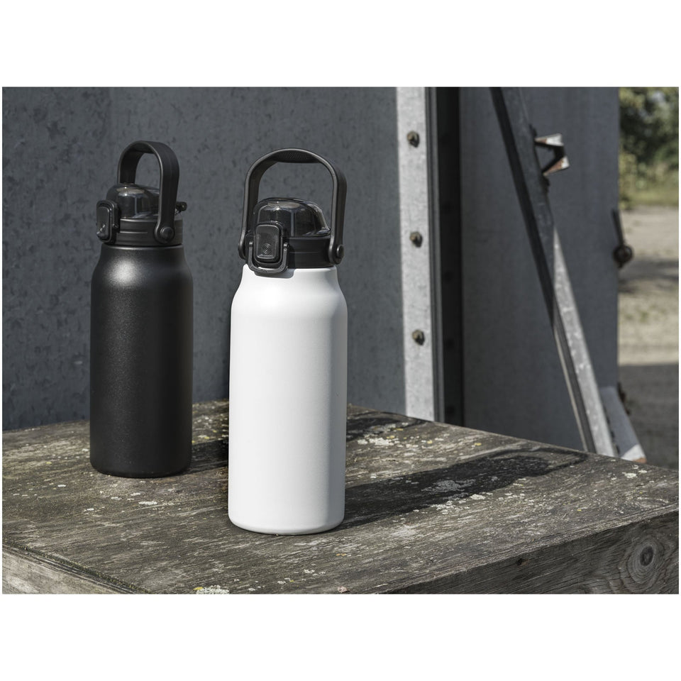Borraccia termica in acciaio inossidabile riciclato certificato RCS con isolamento sottovuoto in rame da 1600 ml Giganto personalizzato con logo - Pubblienne