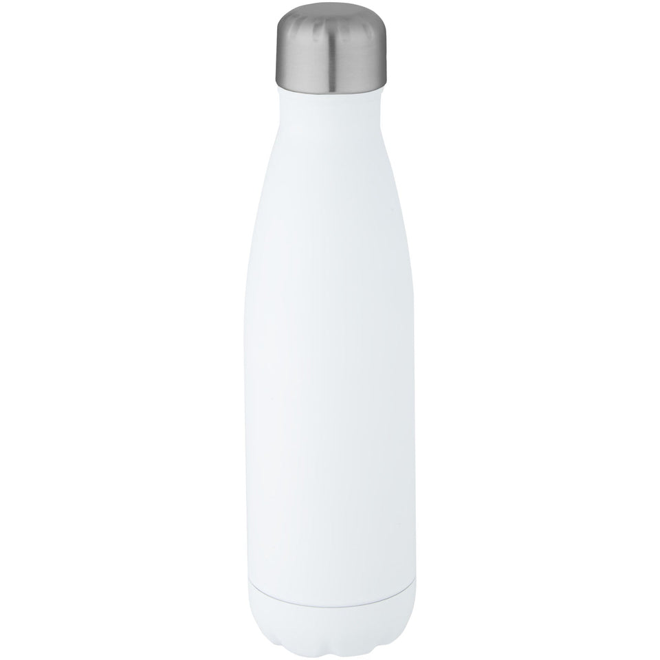 Borraccia termica in acciaio inossidabile riciclato certificato RCS con isolamento sottovuoto in rame da 500 ml Cove personalizzato con logo - Pubblienne