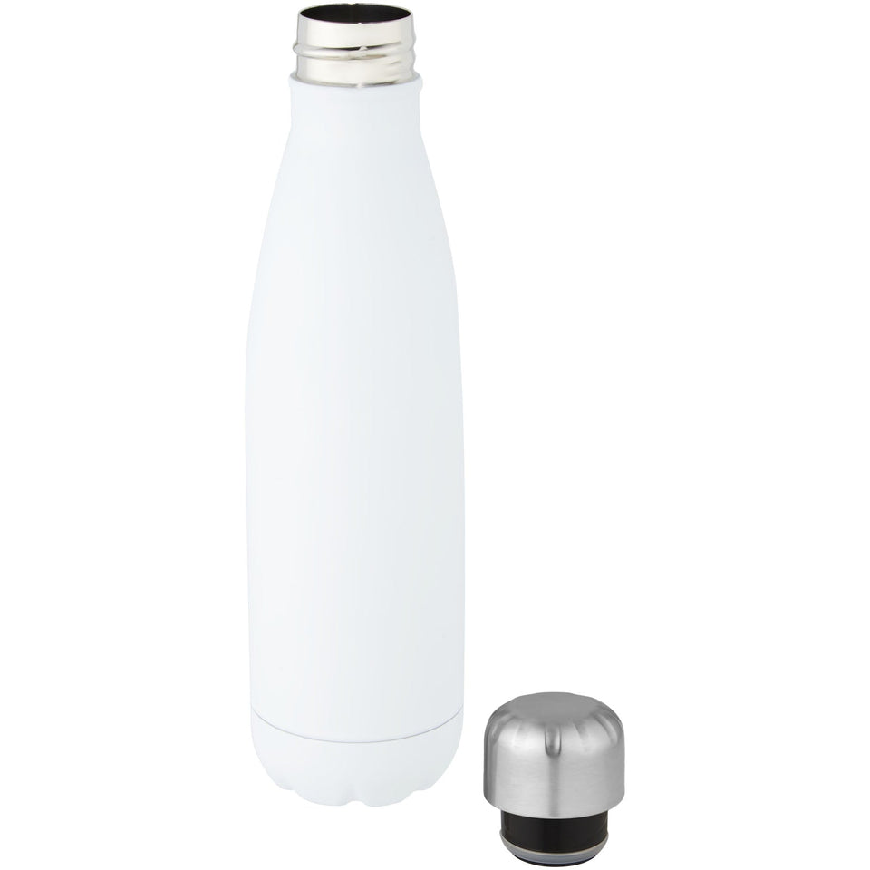 Borraccia termica in acciaio inossidabile riciclato certificato RCS con isolamento sottovuoto in rame da 500 ml Cove personalizzato con logo - Pubblienne