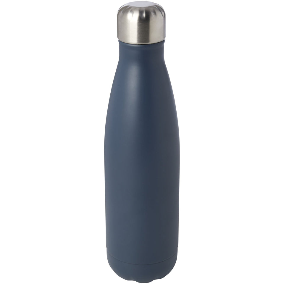 Borraccia termica in acciaio inossidabile riciclato certificato RCS con isolamento sottovuoto in rame da 500 ml Cove personalizzato con logo - Pubblienne