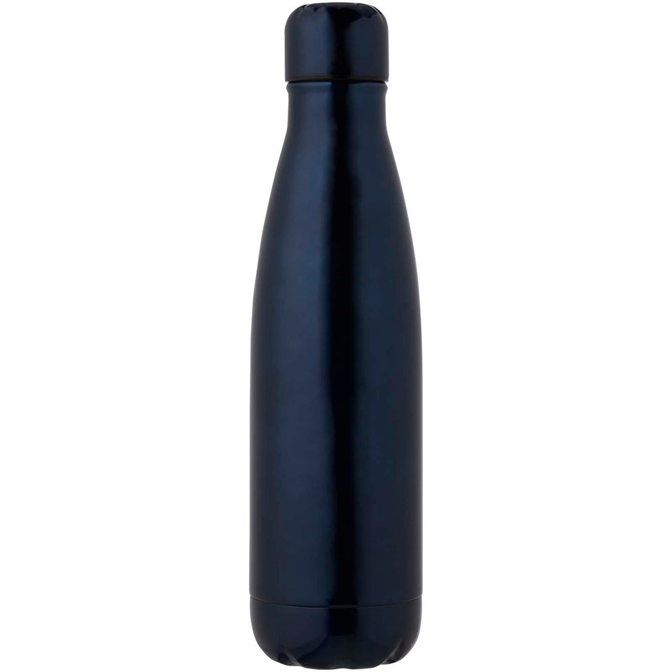 Borraccia termica in acciaio inossidabile riciclato certificato RCS con isolamento sottovuoto in rame da 500 ml Cove personalizzato con logo - Pubblienne
