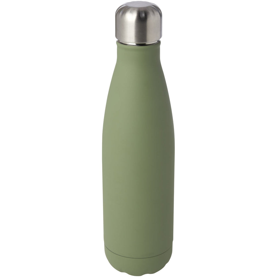 Borraccia termica in acciaio inossidabile riciclato certificato RCS con isolamento sottovuoto in rame da 500 ml Cove personalizzato con logo - Pubblienne