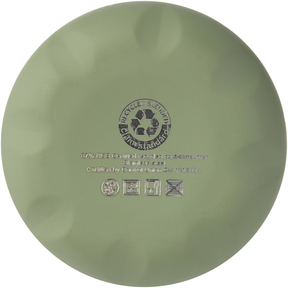 Borraccia termica in acciaio inossidabile riciclato certificato RCS con isolamento sottovuoto in rame da 500 ml Cove personalizzato con logo - Pubblienne
